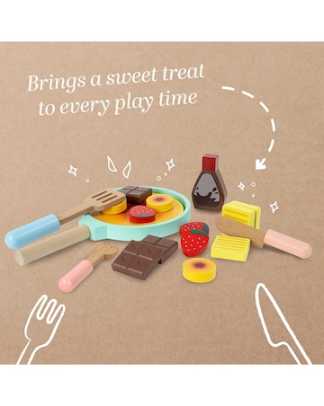 TP Owl & Fox Wooden Pancake Playset