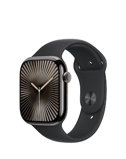 Apple Watch Series 10 GPS/Cellular 42mm Slate Titanium Case, Sport Band - S/M