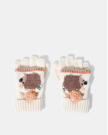 Joe Browns Cute Little Hedgehogs Mittens