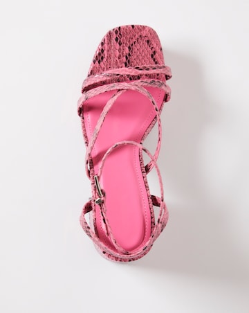 Vicky Strappy Platform Heeled Sandals ExWide