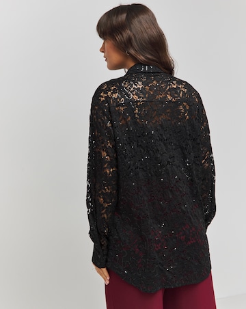 Sequin Lace Shirt