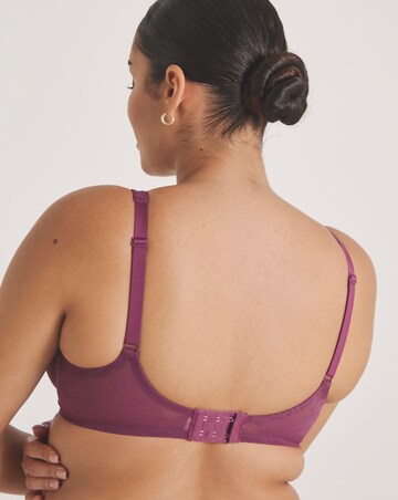 Triumph Wild Rose Sensation Minimiser Wired Bra Plum