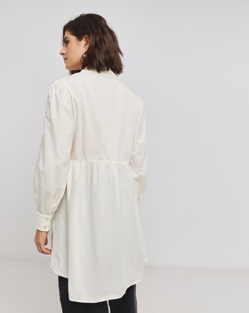Pristine Dipped Back Smock Shirt