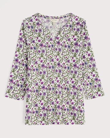 Seasalt Cornwall 3/4 Kellow Jersey Top