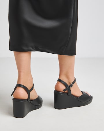 Simply Be Lexia Wedge Sandals - Wide Fit (E)