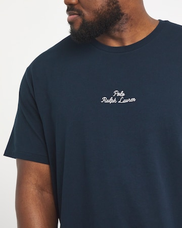 Polo Ralph Lauren Central Script Logo Navy T-Shirt