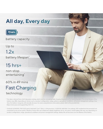 ASUS Vivobook 16 Laptop - 16in AMD Ryzen 7 16GB 1TB FHD - Silver