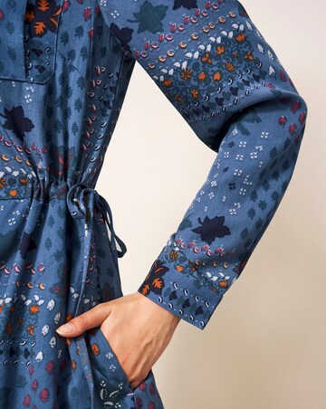 White Stuff Nora Patchwork Print Shirt Dress