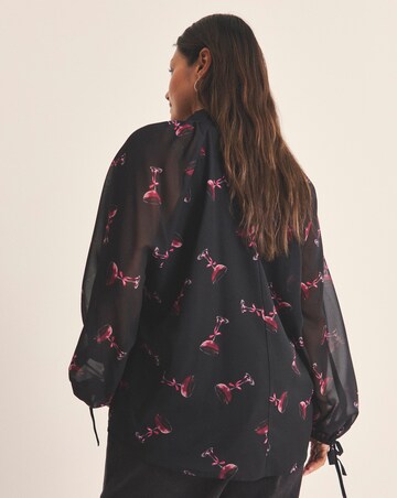 Georgette Pussy Bow Blouse