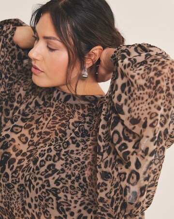 Georgette High Neck Blouse