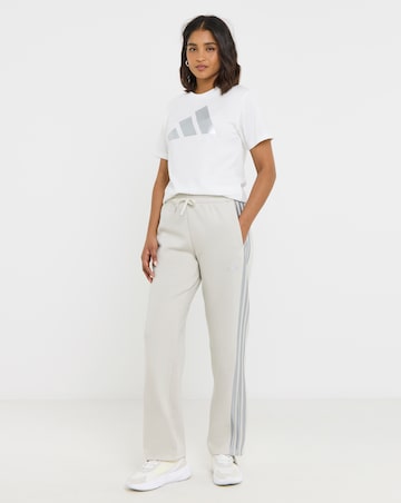 adidas 3 Stripes Wide Leg Joggers