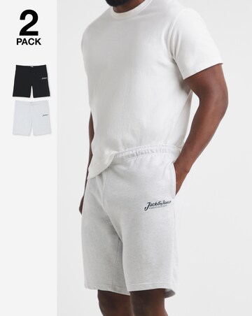 Jack & Jones Beau Sweat Shorts 2 Pack - Multi