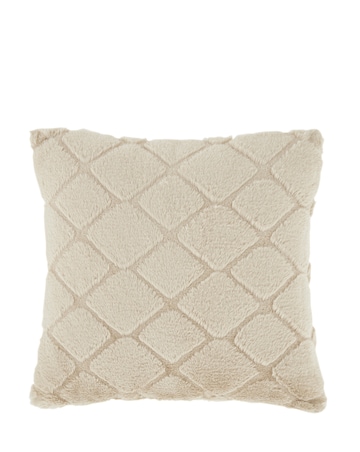 Catherine Lansfield Cosy Diamond Cushion