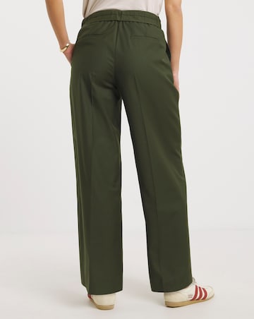 Turned Over Waistband Tailored Trouser