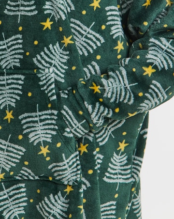 Pretty Secrets Christmas Fleece Hooded Lounge Dress