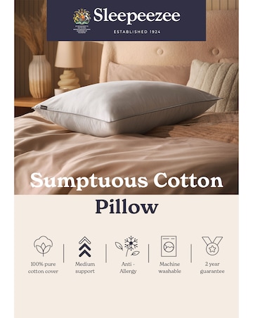 Sleepeezee Sumptuous Cotton Pillow