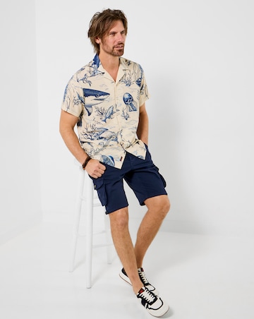 Joe Browns Shark Party Shirt - White/Blue