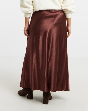 Simply Be Satin Maxi Skirt