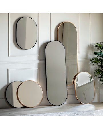 Gallery Yardley Mirror Black Large