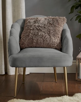 Catherine Lansfield Shaggy Fleece Cushion