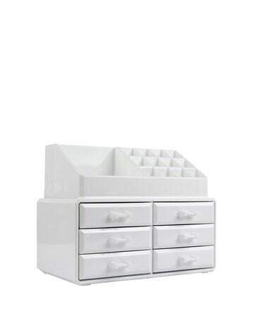 LaRoc Cosmetic Organiser - White