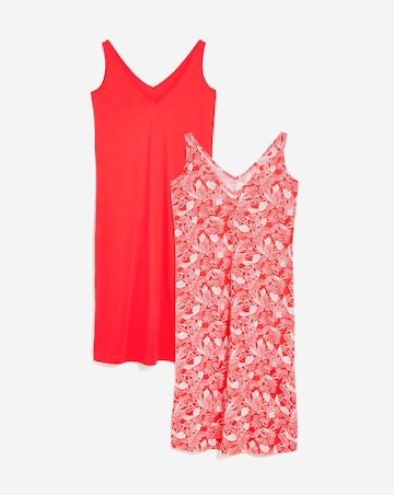 Pretty Secrets Value 2 Pack Nighties Length 50 Inches