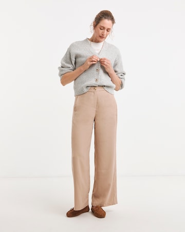 Ribbed V Neck Cardigan