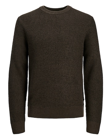 Jack & Jones Global Knitted Jumper - Brown