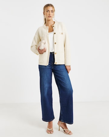 Joanna Hope Boucle Knit Cardigan