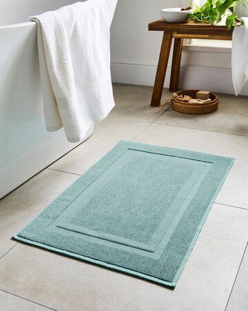 Egyptian Cotton Bath Mat - Lagoon