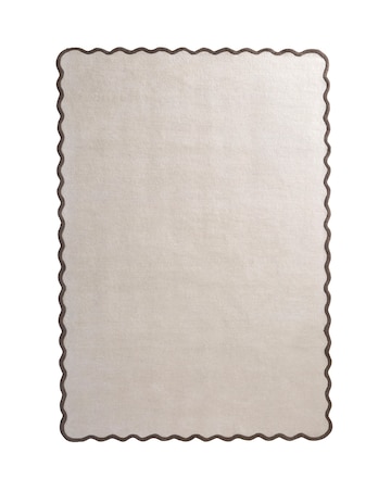 Scalloped Elsie Hand-Tufted Woollen Rug