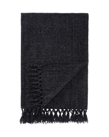 Catherine Lansfield Plain Chenille Throw