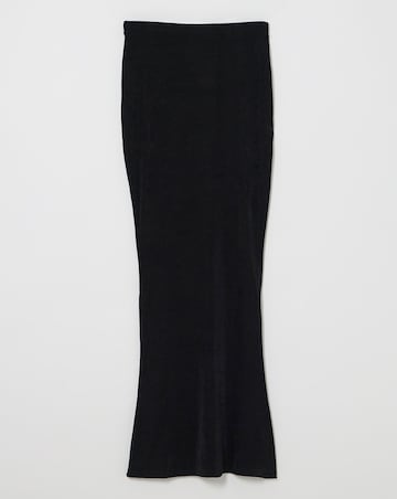 Simply Be Black Slinky Maxi Skirt