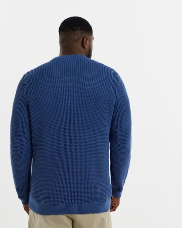 Textured Crew Neck Jumper