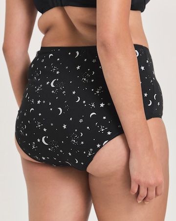 Pretty Secrets (7 Pack) Cotton Full Fit Knickers Grey Stars