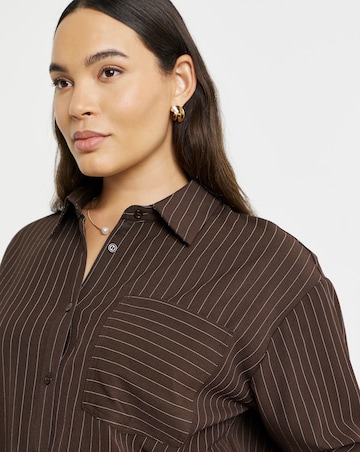 Oversized Pinstripe Shirt