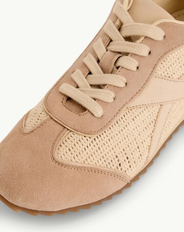 Nobodys Child Beige Weave & Suede Trainers - Standard Fit (D)