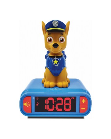 Paw Patrol Chase 3D Night-Light Alarm Clock
