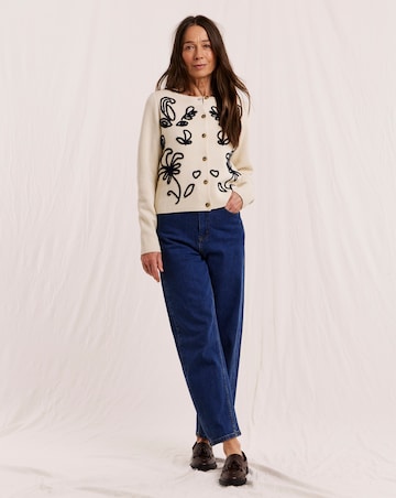 Julipa Embroidered Knit Cardigan