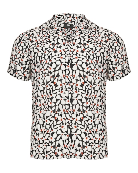 Short Sleeve Print Shirt with Ecovero