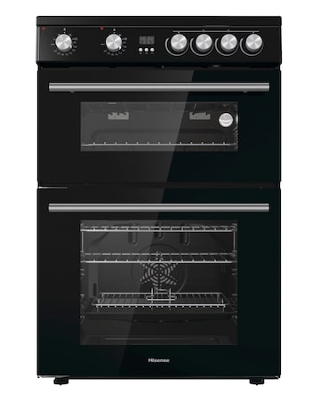 Hisense HDE3211BBUK Freestanding Electric Cooker - Black