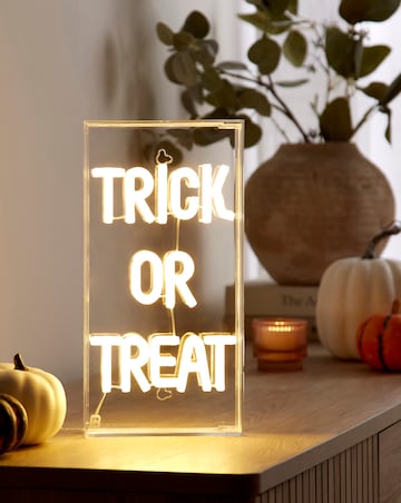 Trick or Treat Neon Sign