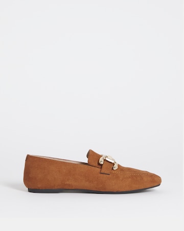 Butterfly Classic Loafer With Snaffle Trim - Wide Fit (E)