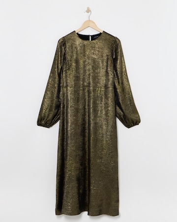 Foil Maxi Tea Dress