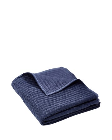 Catherine Lansfield Velvet Pinsonic Bedspread