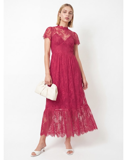 Lovedrobe Floral Lace Midaxi Dress