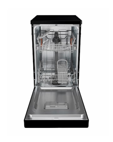 Hotpoint HP2FE10CS90BUK Slimline Dishwasher 10 Place Settings Black + Install