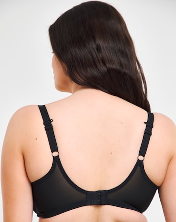 Elomi Brianna Padded Half Cup Wired Bra Black