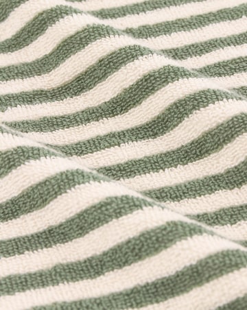 Yard Hebden Stripe Cotton Towel - Forest