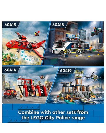 LEGO City Police Prison Island with Helicopter Toy 60419